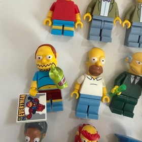 Lego The Simpsons Minifigures 71006 71006 10352 71005 Bart Homer Ned Apu Krusty