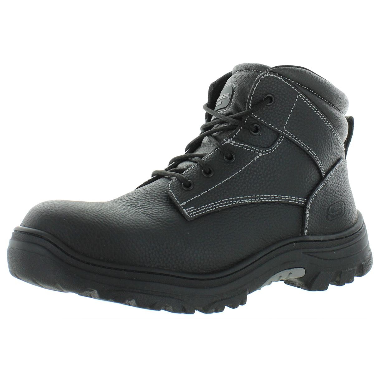 Мужские рабочие ботинки Skechers Burgin-Congaree черного цвета 8 Medium D BHFO 5590 4890₽