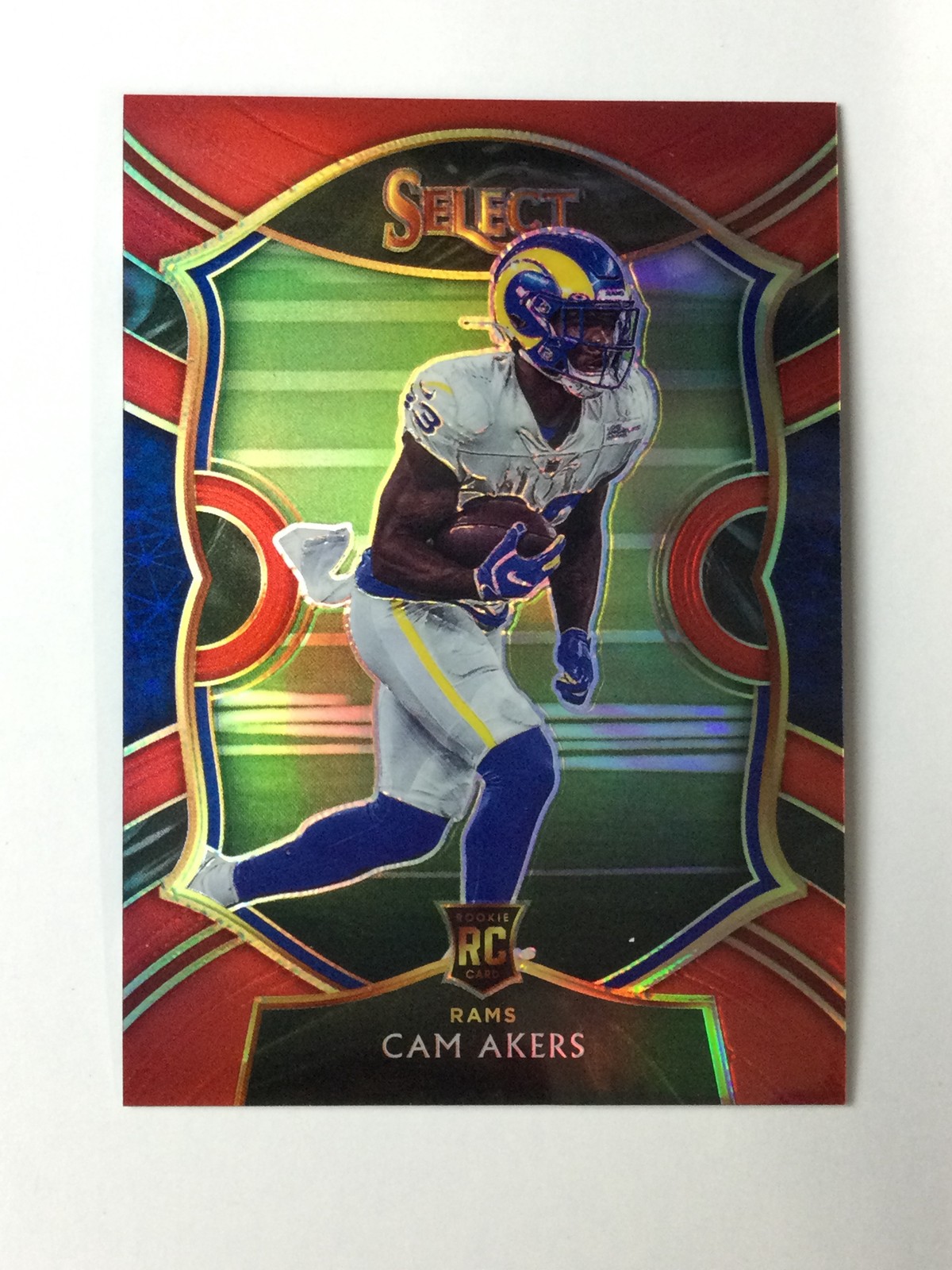 2020 Panini Select #55 Cam Akers Rookie Red Prizm /99 Los Angeles Rams