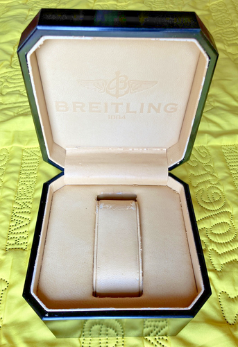BREITLING Empty watch Box with Manual & Breitling Hand Book (Japanese) #W76 - Picture 3 of 10