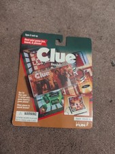 Basic Fun CLUE KEYCHAIN MINI Board Game! Vintage 1998 NEW SEALED