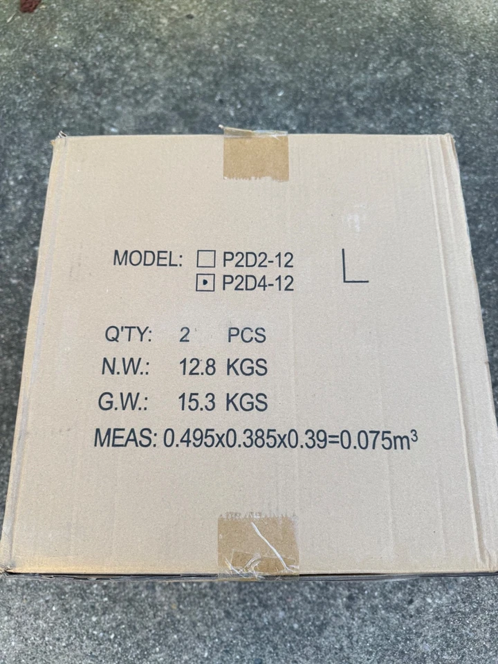 NUEVO ALTAVOZ SUBWOOFER ROCKFORD FOSGATE P2D4-12 P2 12" 800W DOBLE 4-OHM PUNCH BASS Foto 3 de 3