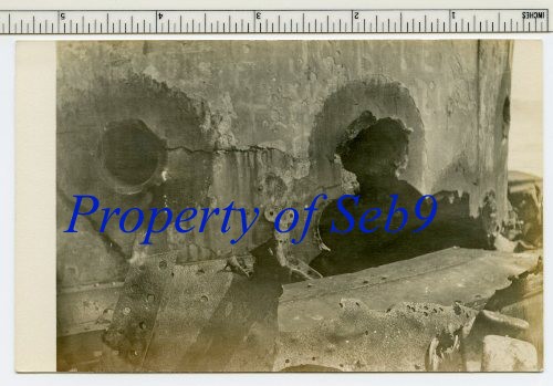 1911 NAVY PHOTO ~ USS TEXAS (SAN MARCOS) GUNNERY PRACTICE USS TALLAHASSEE, IDAHO