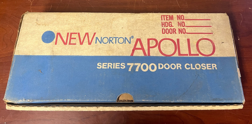 Norton Apollo series 7700 door closer dull bronze 7703 right or left Hand - NOS - Picture 2 of 4