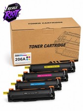 4PK 206A Toner Compatible for HP W2110A LaserJet MFP M283fdw M255dw With Chip