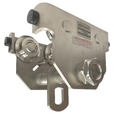 Oz Lifting Products Ozss3pbt Stainless Steel Push Beam Trolley