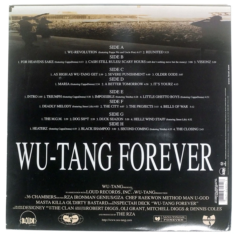 WU-TANG CLAN WU-TANG FOREVER RCA 7863669051 US ORIGINAL GATEFOLD VINYL 4LP - Image 2 of 3