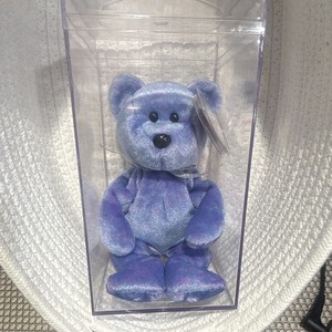 ** INC CONTAINER** Ty Beanie Babies Clubby II Bear Plush 1999 Vintage