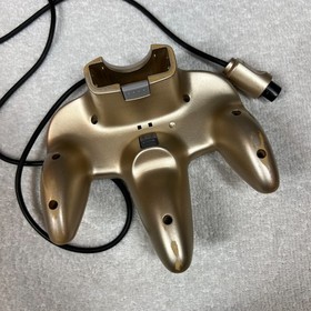 Nintendo 64 N64 Gold Controller Authentic OEM NUS-005 TESTED