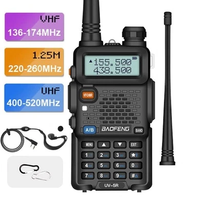 UNBRANDED (无品牌) BAOFENG UV-5R Upgraded Walkie Talkie LEGAL Dual Band Two Way Radio & Headset