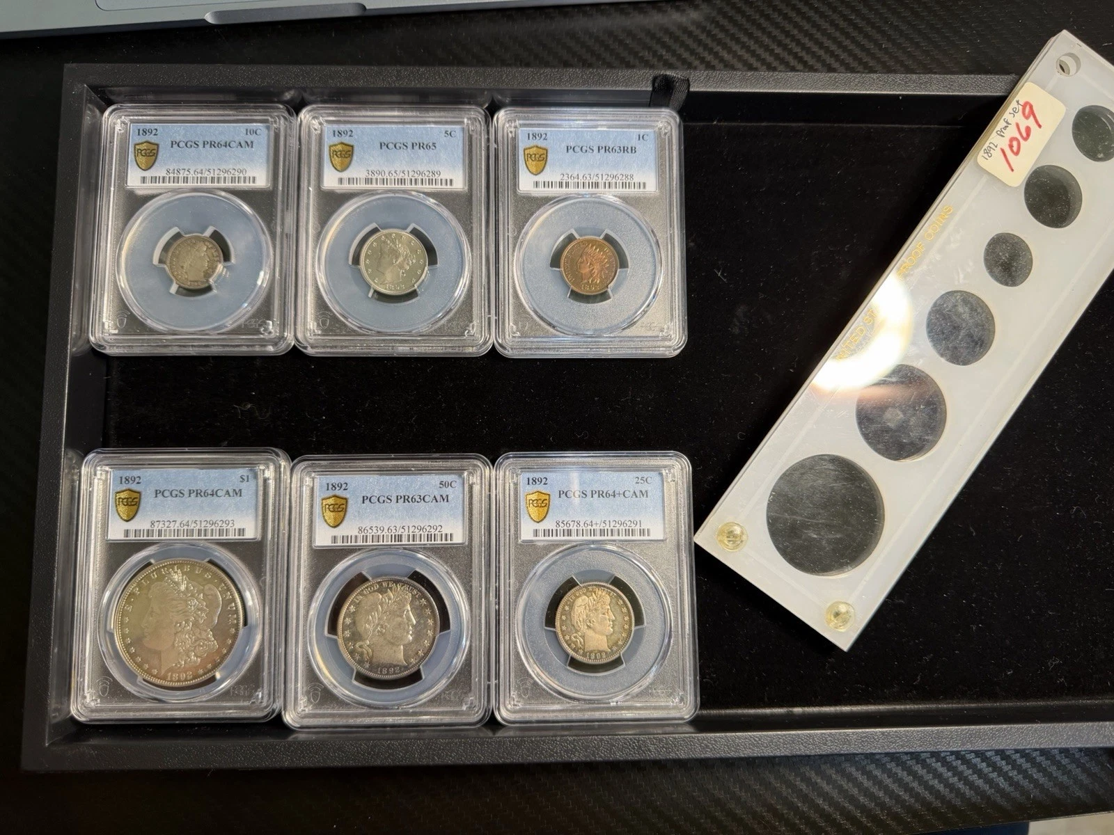 1892 Proof Set PCGS Graded See Description For Grades