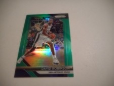 David Robinson 2018-19 Panini Prizm Green Prizm #195 San Antonio Spurs HOF