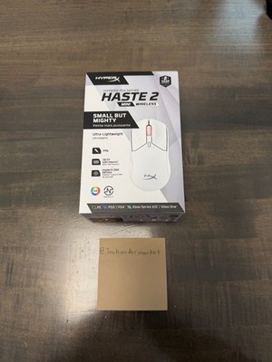 HyperX Pulsefire Haste 2 Mini Wireless White Gaming Mouse (BRAND NEW)