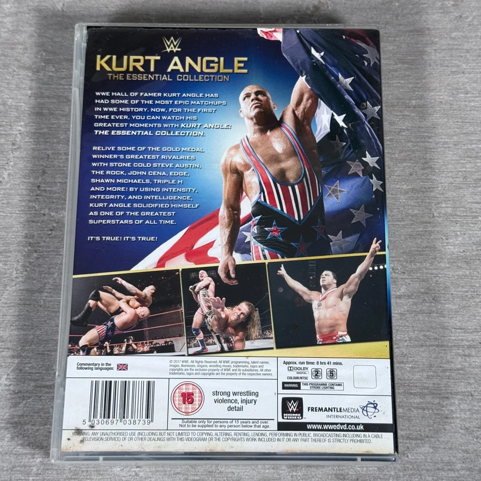 WWE Kurt Angle The Essential Collection DVD Box Set - Wrestling 3 Disc Set - Image 3 of 3