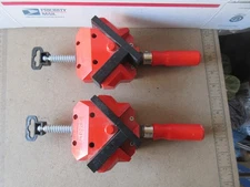 Pair of Bessey  corner angle 90 degree clamps (P 205)