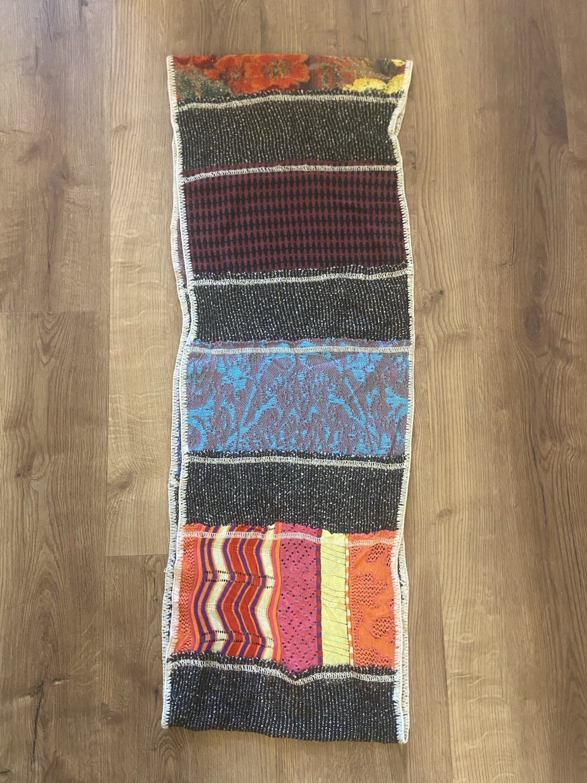 Cecilia Prado Infinity, Scarf, Boho Patchwork, Ec… - image 4