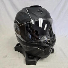 Scorpion EXO-R420 Motorcycle Helmet Engage Phantom Black/Grey Large *DISPLAY*