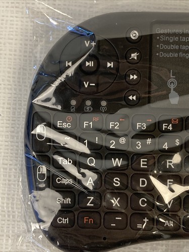 Rii i8 2.4G Mini Wireless With Touchpad & QWERTY Keyboard Portable New Sealed - Picture 3 of 10