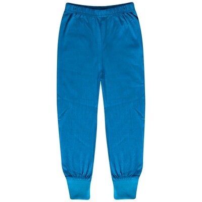 A2Z 4 Kids® 100% Cotton Blue Pyjama Set - Stylish Contrast Pjs For Boys & Girls Ages 2-13