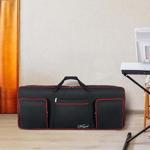 61 Key Keyboard Case Soft, Full Padded Piano Case with Handles and Adjustable... - Picture 8 of 9