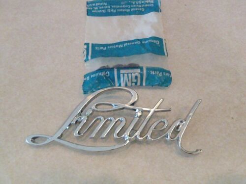 1977 Buick Limited Pillar “Limited” Emblem 1658599 NOS - Picture 1 of 3