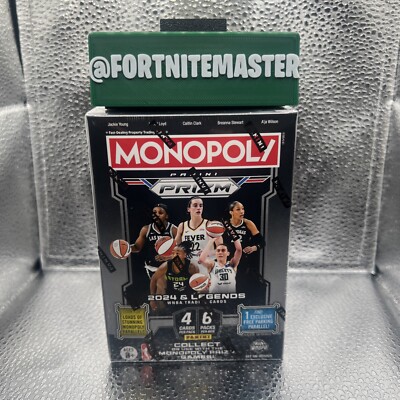 2024 Prizm Monopoly WNBA Panini Exclusive Blaster - Caitlin Clark RC?