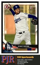 2018 Bowman #BP36 Dennis Santana Dodgers  BUY 4 - 35% OFF