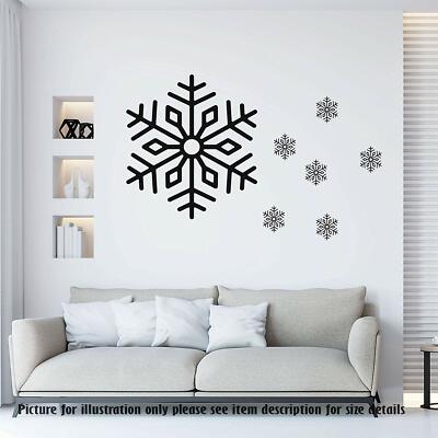 Weihnachtsladen Deko, Schneeflocke Fenster Aufkleber, Xmas Vinyl abnehmbare Aufkleber
