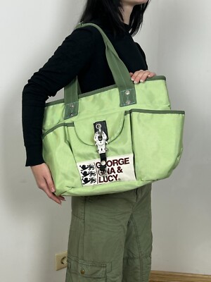 E GINA & LUCY ハンドバッグ オリーブグリーン George Gina Lucy Principessa Green Bag Y2K Colorfull Medium | eBay