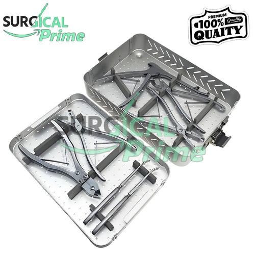 Set Strumenti Piastra Costola Trauma Strumento Chirurgico Ortopedico Migliore Qualità - Foto 2 di 3