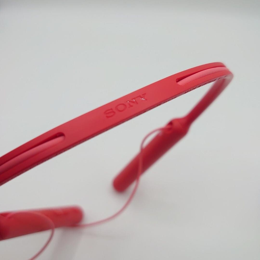 Sony Wireless Earphone Wi-c400 Bluetooth 2017 Model Red From Japan