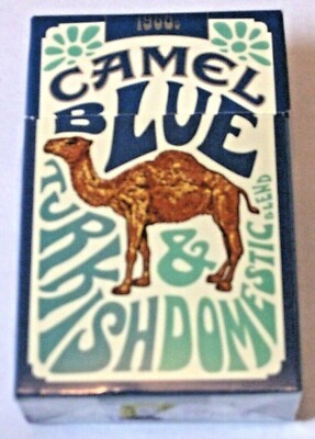 Camel Blue Empty Cigarette Pack ~ Camel Through the Decades ~ 1960s ~ Rare