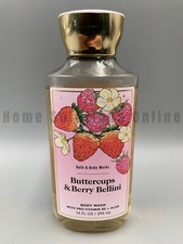 Bath  Body Works Buttercups Berry Bellini Wash w/ Vitamin B5 Aloe 6069C READ
