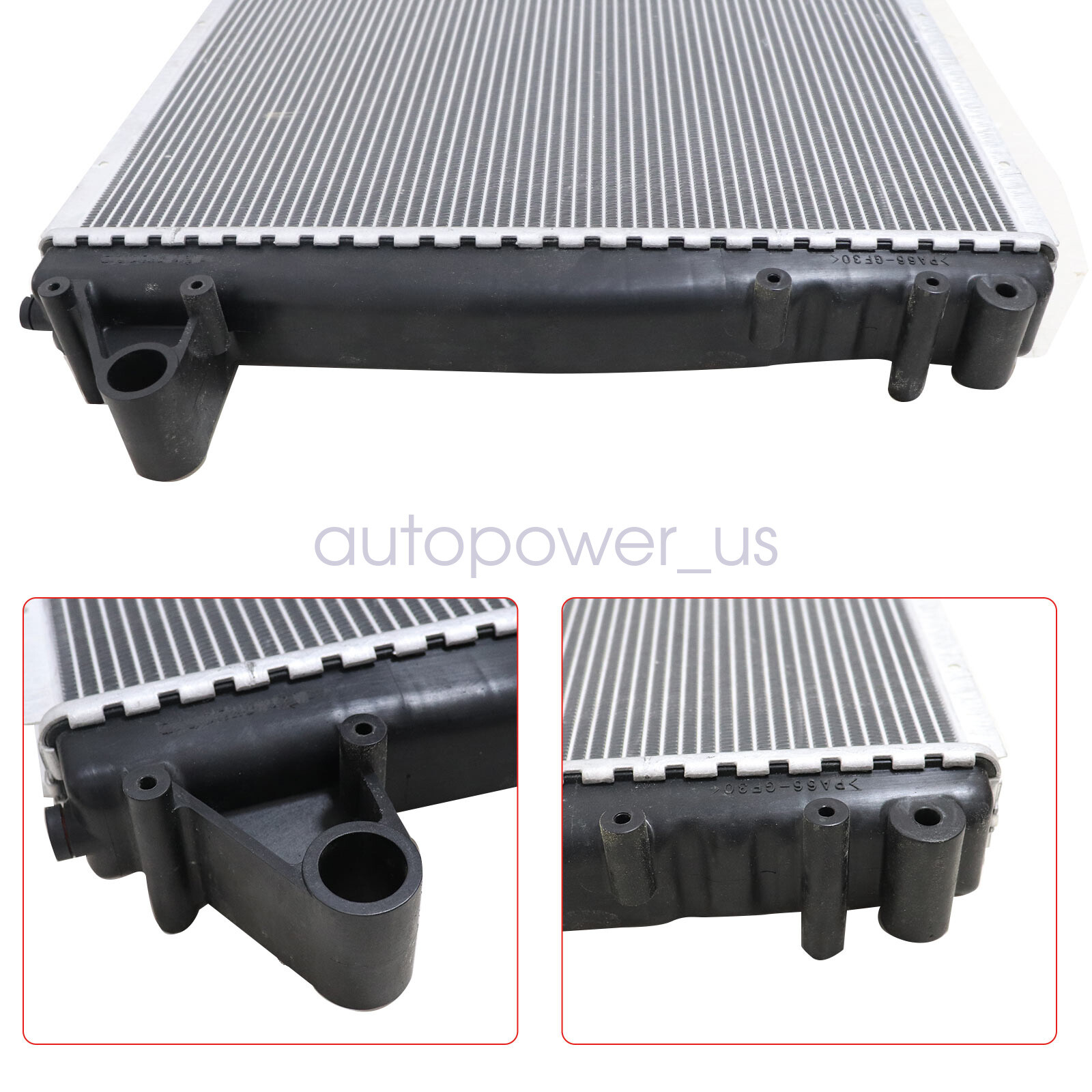 Fit for Maserati Granturismo Quattroporte Cooling Water 1X Radiator 08-2013