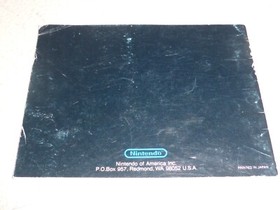 SOLO FOLLETO MANUAL DE INSTRUCCIONES NINTENDO NES MIKE TYSON'S PUNCH OUT