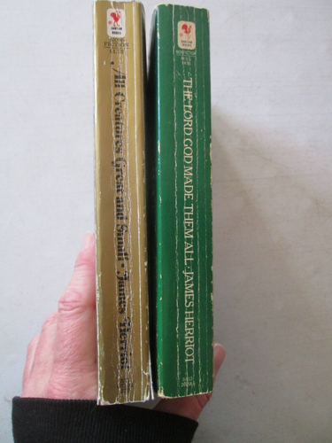 JAMES HERRIOT LOT 2 PAPERBACKS All Creatures Great and Small Lord God Made Them - Imagen 3 de 3