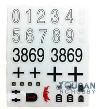 US Stock HengLong 1/16 German Jagdpanther RC Tank 3869 Sticker Decal Accessory