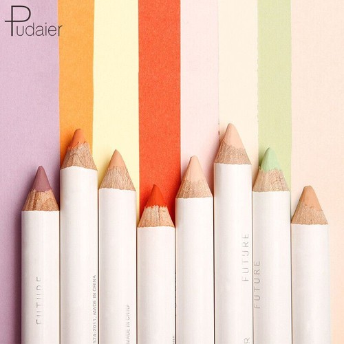 Pudaier 8 Colores Corrector Corrector Pluma Palo Sacapuntas Set - Imagen 3 de 20