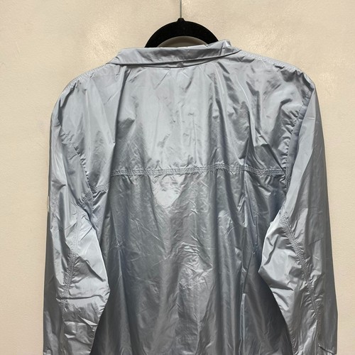 Rains Sky Long Sleeve Zip Front Pockets Windbreaker Nylon Track Jacket M $155 - Picture 9 of 13