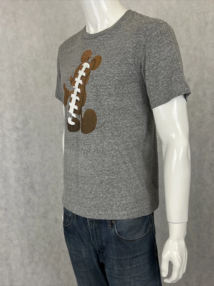 Disney Mickey Mouse Niño’s Gris Fútbol Manga Corta Camiseta X-Grande Foto 3 de 4