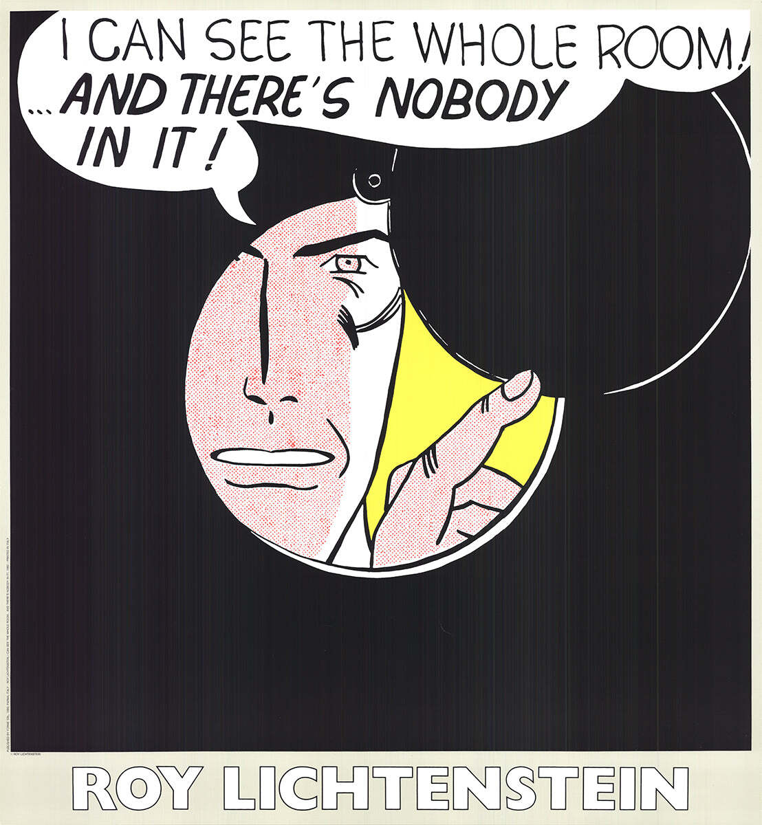 ROY LICHTENSTEIN I Can See The Whole Room 41.75