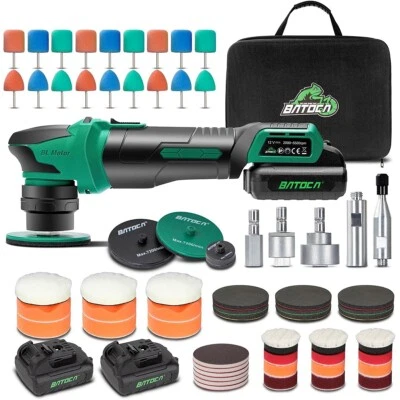 BATOCA S4 Cordless Car Polisher Buffer Dual Action Rotary Polishing Machine Mini