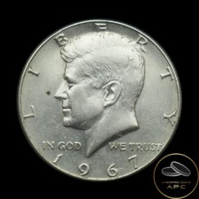 1967 Kennedy Half Dollar BU Silver 