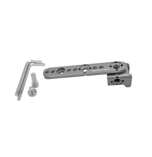 Kondor Blue Sony FX3 / FX30 XLR Handle Extension - Space Gray