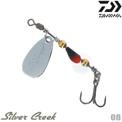 Daiwa Silver Creek Spinner SS 4.5 G - Corpo 40 Mm Lama 25 Mm - Esca Affondante Per Trote E Salmoni