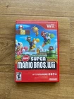 Nintendo Wii Super Mario Bros Case and Disc NO Manual Tested Works