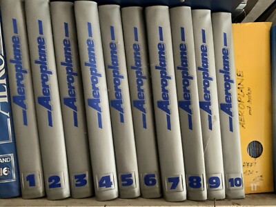 AEROPLANE  komplette Sammlung = 11 Ordner 1990er Jahre/Top Zustand/inkl. Versand