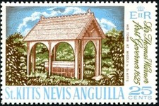 ST. KITTS & NEVIS -1969- Tomb of Sir Thomas Warner for Governor - MNH - Sc.#200