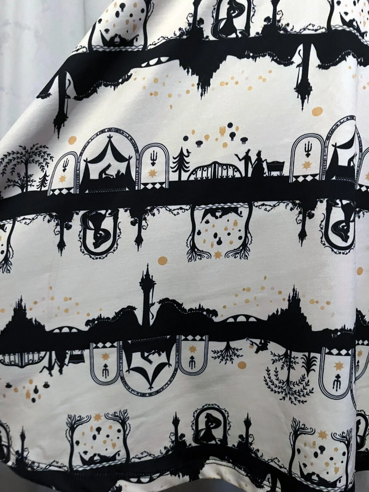 S Disney Tangled Rapunzel Print Skater Dress