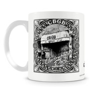 Taza de café oficial CBGB y OMFUG Home of Underground Rock